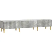 Syfax TV-Schränk Betongrau 147 x 34,5 x 30 cm Holzwerkstoff