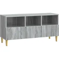 Syfax TV-Schränk 102 x 34,5 x 50 cm Sonoma-Grau Holzwerkstoff