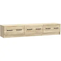 Syfax TV-Schränk 147 x 34,5 x 27 cm Sonoma-Eiche Holzwerkstoff