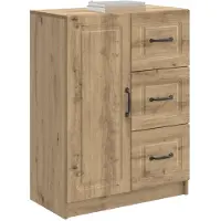 Syfax Sideboard Artisan-Eiche 66 x 34,5 x 87 cm Holzwerkstoff