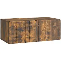 Syfax Wandmontierter TV-Schrank 78,5 x 41 x 30 cm Raucheiche