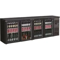 CombiSteel 7450.0345, Freistehend, Schwarz, Stahl, Edelstahl, 698 l, 50 dB