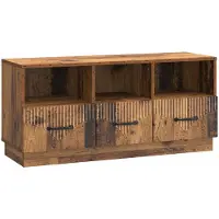 Syfax TV-Schränk Altholz 102 x 34,5 x 47 cm Holzwerkstoff