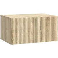 Syfax Wandmontierter TV-Schrank 59,5 x 41 x 30 cm Sonoma-Eiche