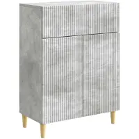 Syfax Sideboard Betongrau 66 x 34,5 x 90 cm Holzwerkstoff