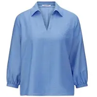 Peter Hahn Bluse 3/4-Arm blau