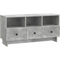 Syfax TV-Schränk Betongrau 102 x 34,5 x 50 cm Holzwerkstoff