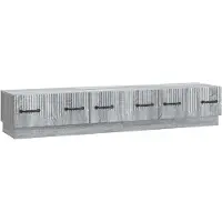 Syfax TV-Schränk Graues Sonoma 147 x 34,5 x 27 cm Holzwerkstoff
