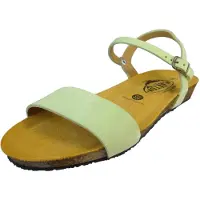 Plakton Damen Komfort Sandalen Fran Ambo 405725 405725 Afelpado Grün