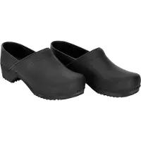 Sanita Offener Clog Wood-Jamie Closed Black-48