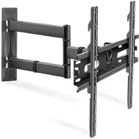 Retoo TV Wandhalterung, Max. 30kg, Neigbar & Schwenkbar für 26-55 Zoll, Universal VESA bis 400x400, für LED LCD Fernseher, Schwarz
