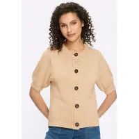 HEINE Strickjacke in sand | Gr.: 38