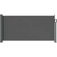 Syfax Ausziehbares Seitenmarkise Rechteckig 300 x 100 cm Polyester