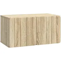 Syfax Wandmontierter TV-Schrank 59,5 x 31 x 30 cm Sonoma-Eiche