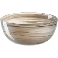 Leonardo Schale "ALABASTRO, 14 cm, 4er-Set", beige (beige, grau, schwarz, braun), H:6cm Ø:14cm, Glas, Schüsseln, Schale
