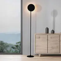 VIOKEF LED-Stehlampe Isabel, schwarz, Höhe 168 cm, Metall