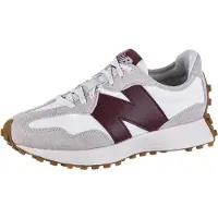 New Balance Sneaker "WS327", Damen, Gr. 38, rot (sanftes weiß, bordeaux), Leder, Synthetik, Schuhe Sneaker, Topseller