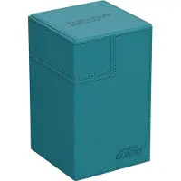 Ultimate Guard Kartenbox Flip'n'Tray XenoSkin Monocolor 100+ Petrolblau