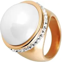 Akzent Fingerring "Pipella, Ionenplattierung" Gr. 60, rosa (roségoldfarbig), Fingerringe, Damen, 60, Edelstahl, Fingerring