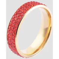 Akzent Fingerring "Jonna, langlebig" Gr. 52, gold (goldfarbig), Fingerringe, Damen, 52, Edelstahl, Fingerring