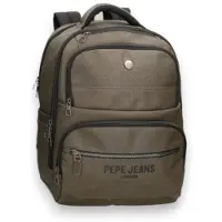 Pepe Jeans für Herren. PM1200014 Berwick Rucksack grün (OSFA), Lässig, Polyester