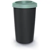 Prosperplast COMPACTA R DROP Abfallbehälter – Volumen: 45 l, Farbe: Hellgrün