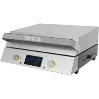 YATO Elektrischer Grill Yatomi 2300 W, Gussrost, LED