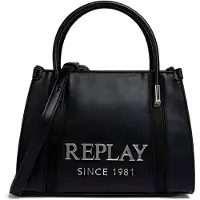 Replay Umhängetasche Handtasche Crossbody Bag Black schwarz