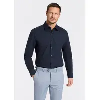 BOSS Businesshemd "Hank" Kentkragen, Slim-Fit, bügelleichte Qualität