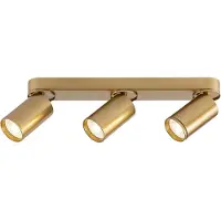 Rabalux 73077 Spots lampen Mirina GU10 3X MAX 5 Metall Aluminium golden