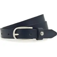 Tamaris Ledergürtel "Cassia Silver", Damen, Gr. 100, blau, Rindsleder, unifarben, Gürtel Ledergürtel, weiches Rindleder mit leichter Narbung, schmal