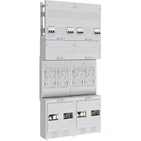 ABN Zählerplatz eHZ 4Z mit HS 5-polig, BxH : 500x1050mm EZ27840