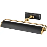 ELSTEAD Wandleuchte Winchfield, Breite 45 cm, schwarz/messing
