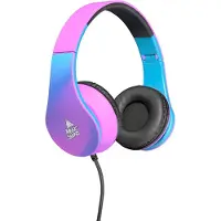 Music Sound Faltbarer Over-Ear-Kopfhörer mit Kabel, 3,5mm Klinke, 1,2m verwicklungsfreies Kabel, Blütenblatt-Design, Komfortpolster, ohne Mikrofon, kompatibel