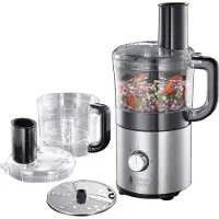 Russell Hobbs Küchenmaschine Multi [Zerkleinern/Schneiden/Raspeln] kompakter Food Processor (platzsparendes Design, 1.2l spülmaschinenfeste