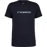Stoic - Merino155 LaholmSt. Print T-Shirt Ridge - Merinoshirt Gr L blau