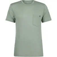 Stoic - Merino155 LaholmSt. Pocket T-Shirt - Merinoshirt Gr M grau/türkis