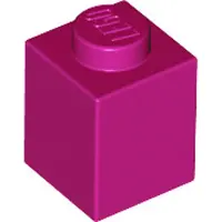 LEGO 250 Stück , Teile Nr. 3005 in Magenta (Magenta)