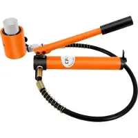 StarTech.com Hydraulikzylinder - 20 t Kurz-Stempelheber - 350 cc Handpumpe - zum Heben, Biegen, Richten, Schneiden - Hydraulikpresse