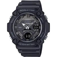 Casio Aeq-120w-1b 53.3mm 10atm Quartz Analogue/digital Uhr
