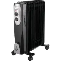 Exquisit Gutfels Ölradiator HR 32009 sw | 9 Rippen | 2000 Watt | 3 Heizstufen | schwarz