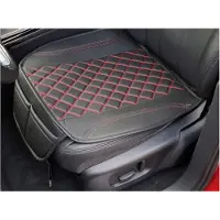BREMER SITZBEZÜGE 1 Sitzauflage für Ford Tourneo Transit Custom in Schwarz/Rote Naht (OT402)
