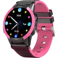 Savefamily Kinder-Smartwatch mit GPS, Video- und Sprachanrufen, SOS-Taste, Schulmodus, Musik- und Videoplayer, Antispam-Kontaktliste und Pulsmesser.