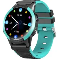 Savefamily Kinder-Smartwatch mit GPS, Video- und Sprachanrufen, SOS-Taste, Schulmodus, Musik- und Videoplayer, Antispam-Kontaktliste und Pulsmesser.