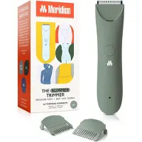Meridian Trimmer, Scham- & Körperhaarschneider,Bikini-Haarentfernung, keine Kerben, Rasierverbrennung, keine Eingewachsenen,Ergonimisches, Wet/Dry LED-Strahler