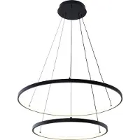 Zuma Line LED-Pendelleuchte 2000 lm 3000+4000+6000K schwarz BRENO 18140BK-2