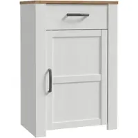 Forte Schuhkommode "Bohol Schuhschrank, Soft Close, 6 Paar Schuhe", riviera eiche, sibiu lärche hell, B:66,7cm H:99,3cm T:42cm, Holzwerkstoff, Sideboards, Schuhkommode, B/H/T 66,7/99,3/42 cm