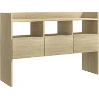 Syfax Sideboard Sonoma-Eiche 105x30x70 cm Holzwerkstoff