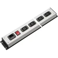 Kaiser Martin 8-Wege-Steckdosenleiste C13 70 Grad 10Amp Schalter - 1025/8l-sw [10 Stück]