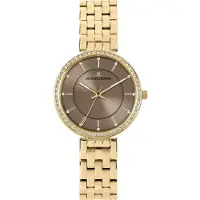 Jacques Lemans Armbanduhr Milano Gold Brown